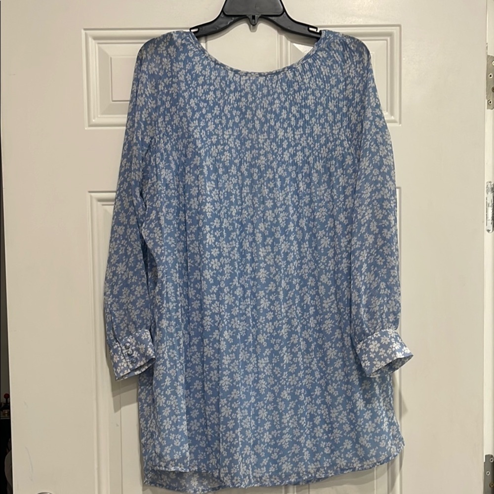 Kimchi Blue Pleated Shift Dress Urban Outfitters